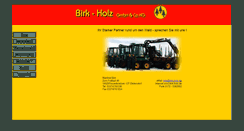 Desktop Screenshot of birk-holz.de